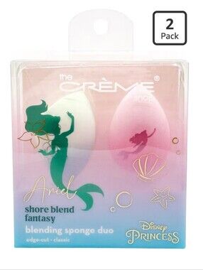 The Crème Shop x Disney Princess Ariel Blending Sponge Duo